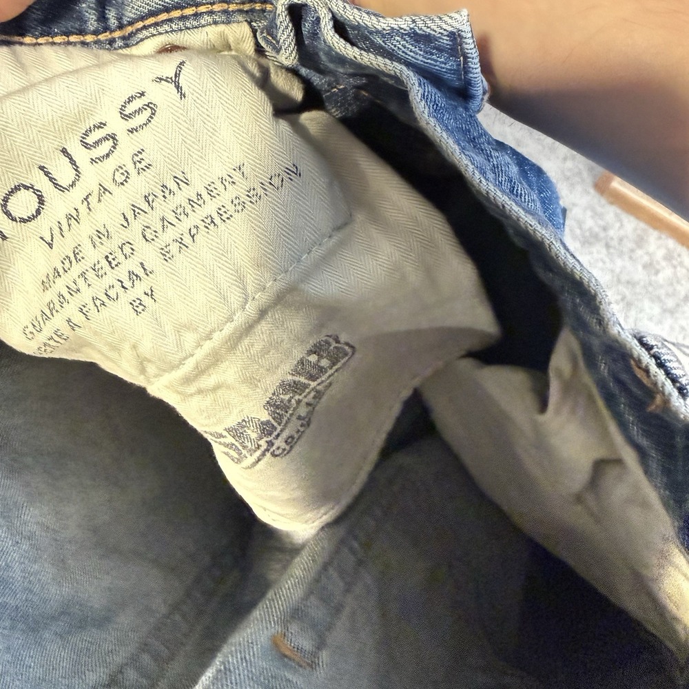 Moussy Vintage Mv Saint Charles Remake Flare Jeans In Blue Size 27 Womens - Picture 11 of 13